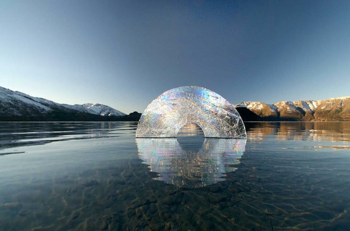 Environmental Art Interventions With Reflective Circle Sculptures By Martin Hill 1
