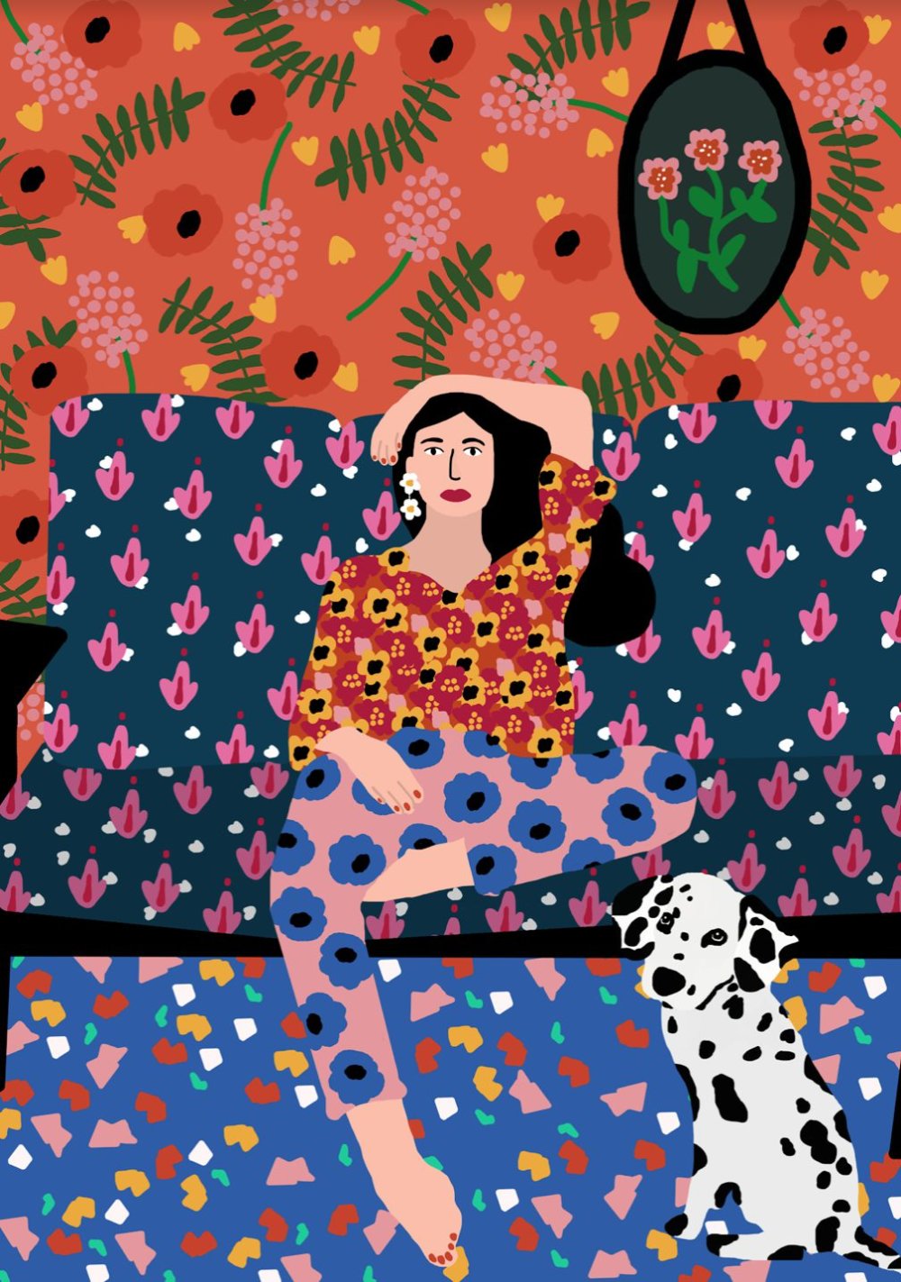 Gorgeous And Colorful Floral Illustrations By Rafaela Mascaro 1