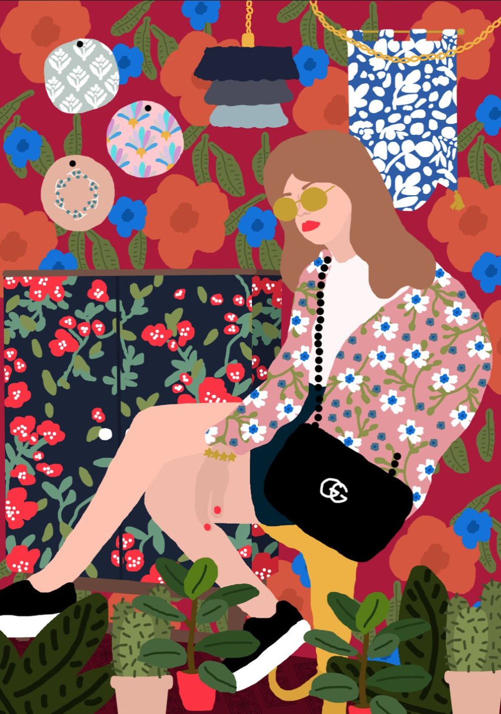 Gorgeous And Colorful Floral Illustrations By Rafaela Mascaro 2