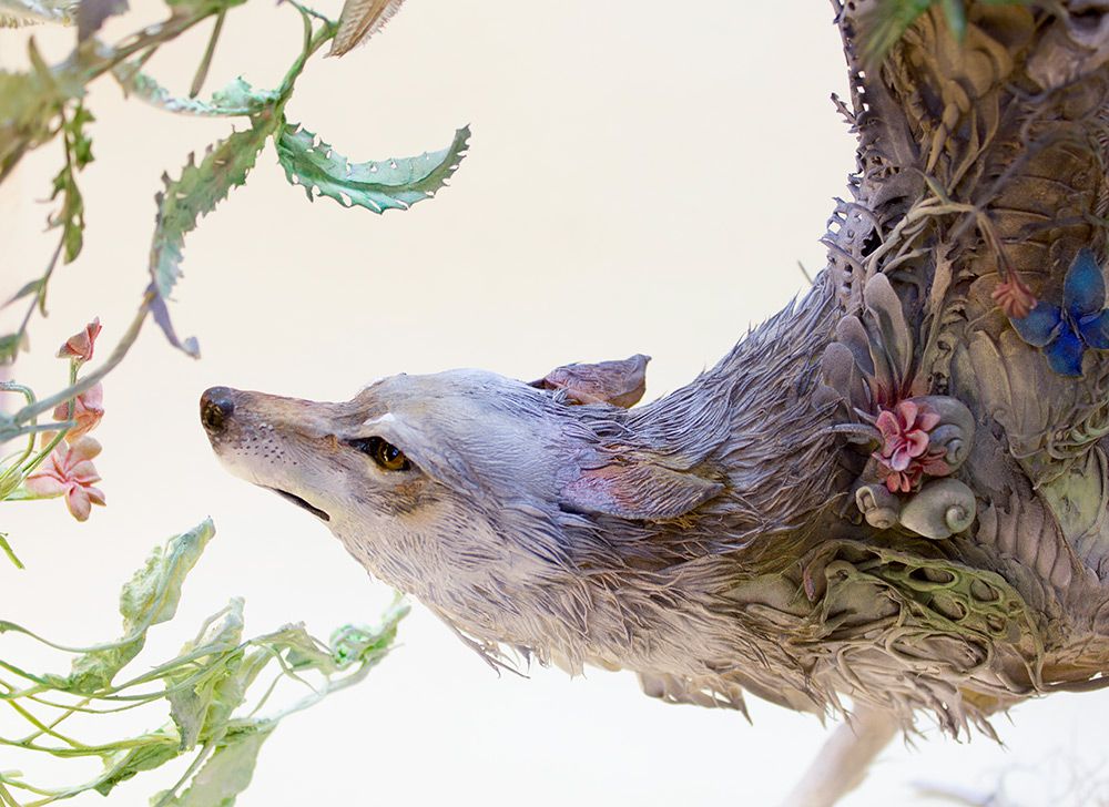 Lush And Surreal Sculptures Of Symbiotic Animals By Ellen Jewett 2
