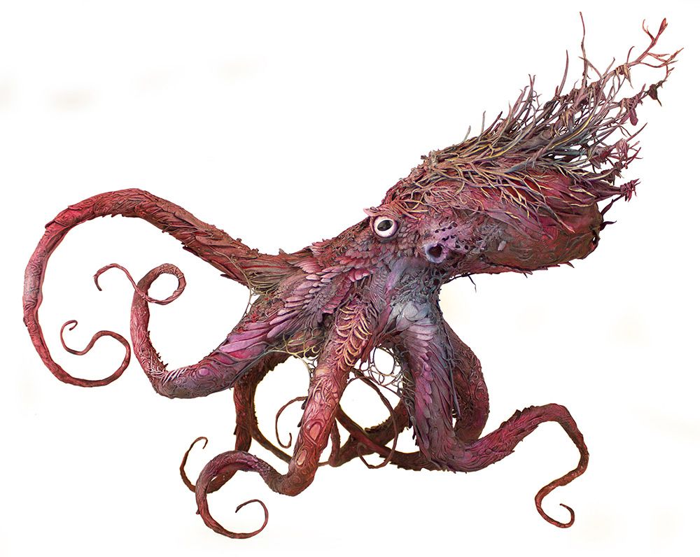 Lush And Surreal Sculptures Of Symbiotic Animals By Ellen Jewett 23