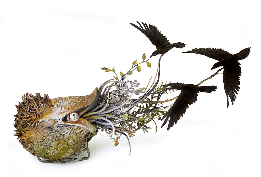 Lush And Surreal Sculptures Of Symbiotic Animals By Ellen Jewett 27