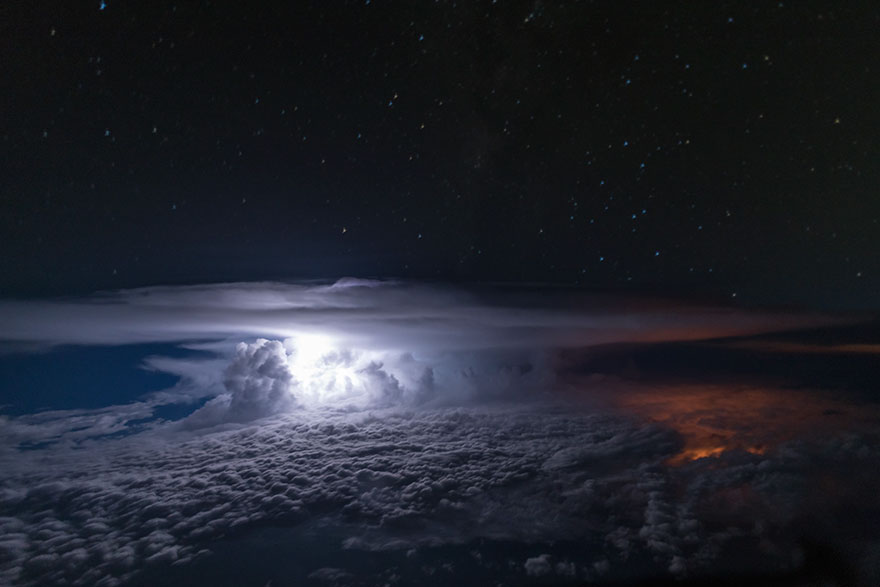 Astonishing Storm Photographs Taken From Cockpits By Pilot Santiago Borja 7