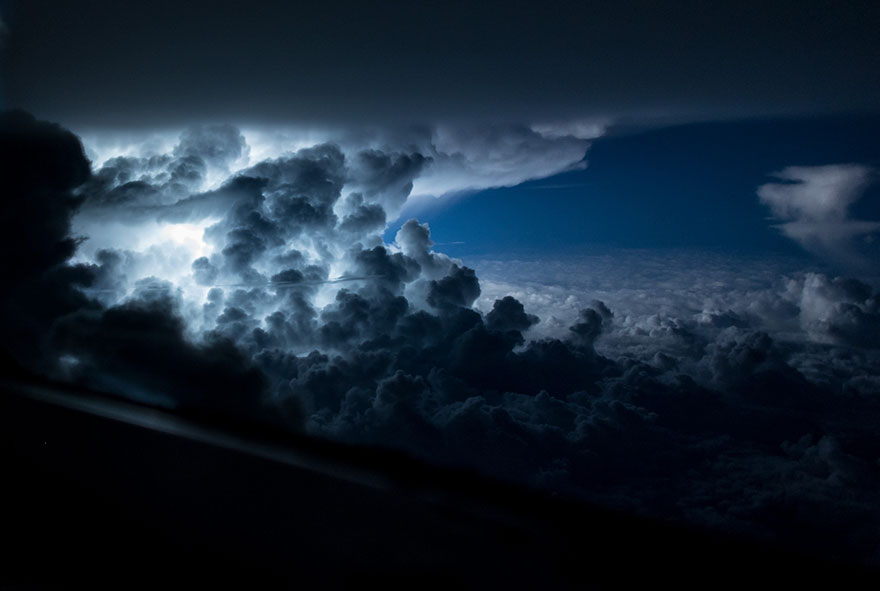 Astonishing Storm Photographs Taken From Cockpits By Pilot Santiago Borja 8
