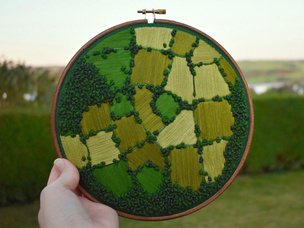 Awesome Scenarios Of Farmlands And Forests In The Textured Embroideries Of Victoria Rose Richards 11