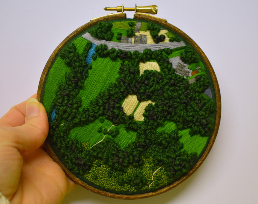Awesome Scenarios Of Farmlands And Forests In The Textured Embroideries Of Victoria Rose Richards 9