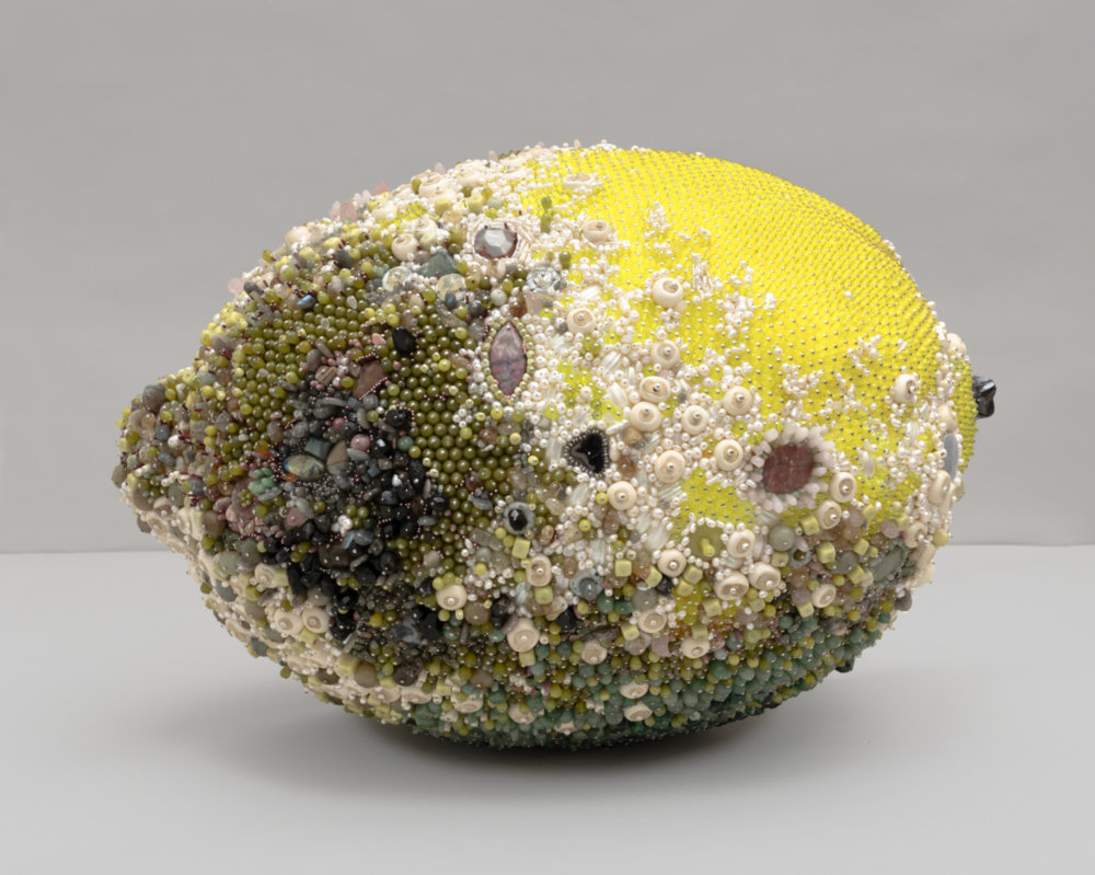 Bad Fruit Beautifully Bejeweled Rotting Fruit Sculptures By Kathleen Ryan 11