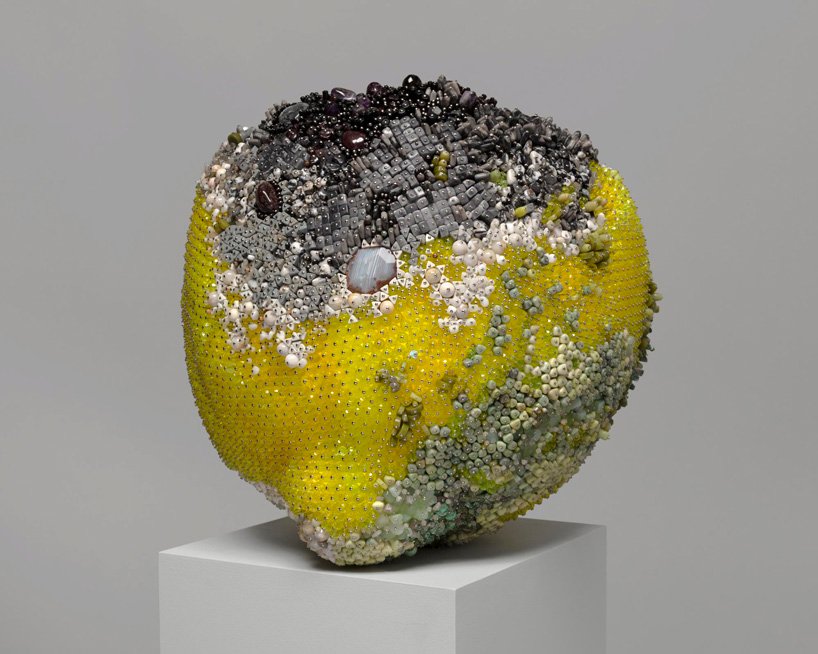 Bad Fruit Beautifully Bejeweled Rotting Fruit Sculptures By Kathleen Ryan 8