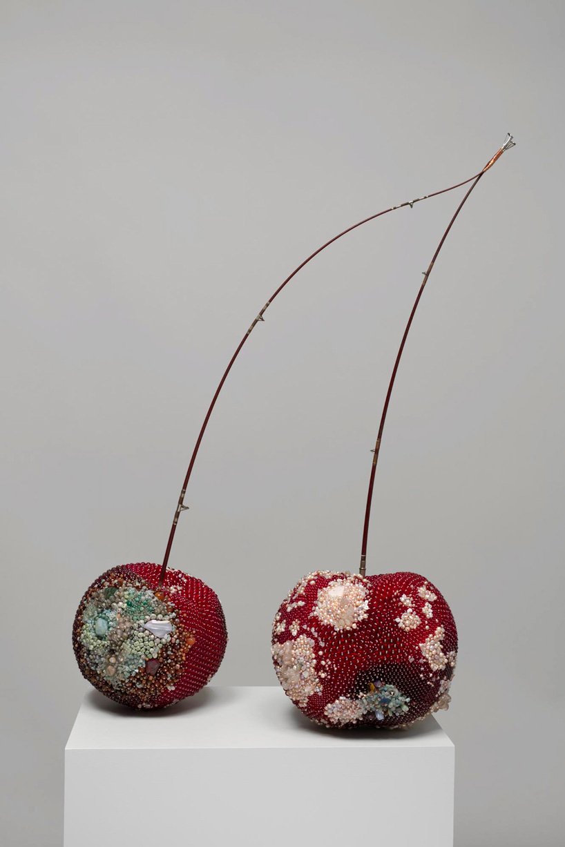 Bad Fruit Beautifully Bejeweled Rotting Fruit Sculptures By Kathleen Ryan 9