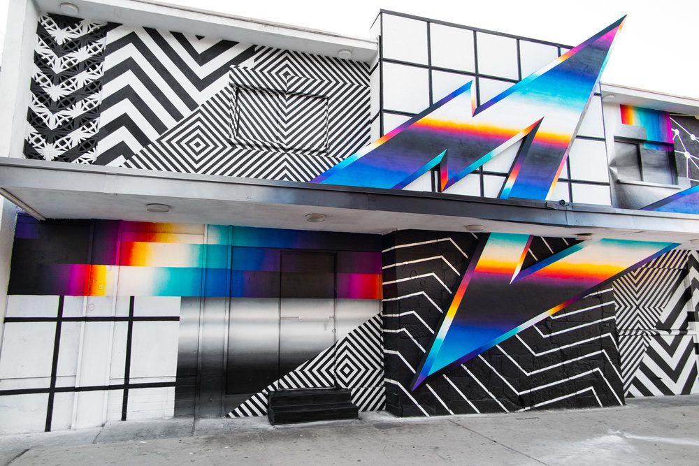 Chromatic 80s Style Murals By Felipe Pantone 13
