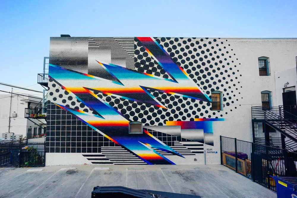 Chromatic 80s Style Murals By Felipe Pantone 15