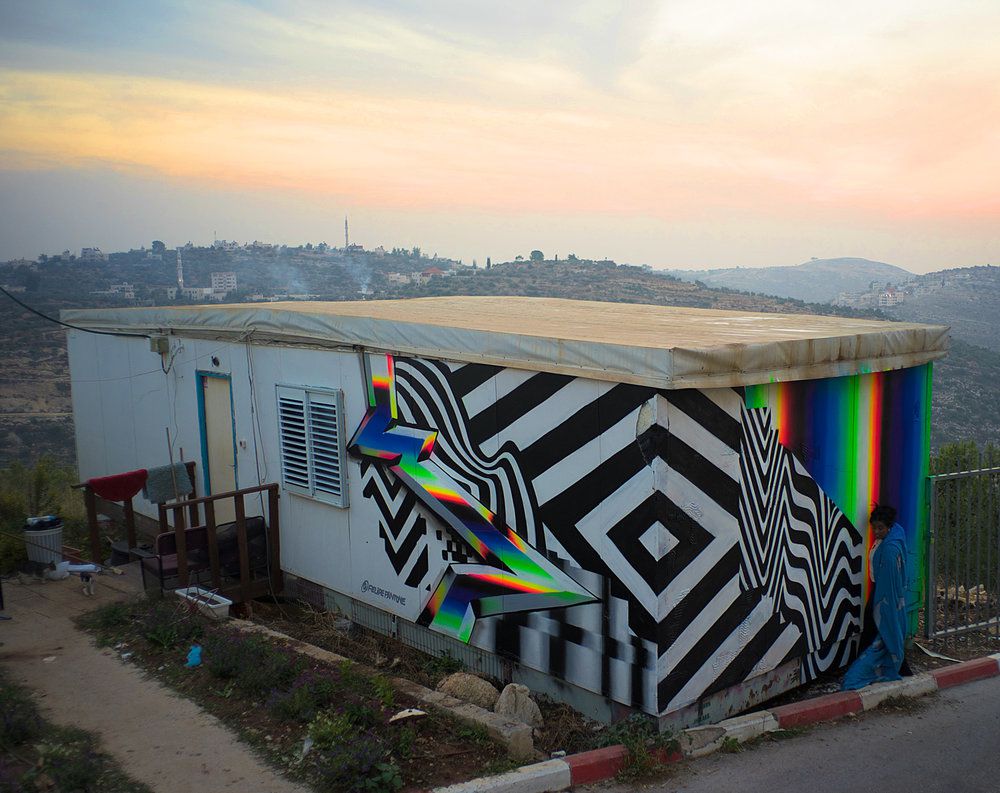 Chromatic 80s Style Murals By Felipe Pantone 18