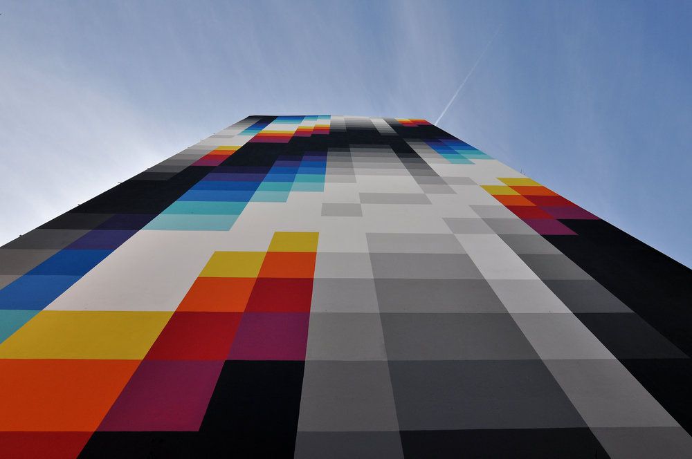 Chromatic 80s Style Murals By Felipe Pantone 9