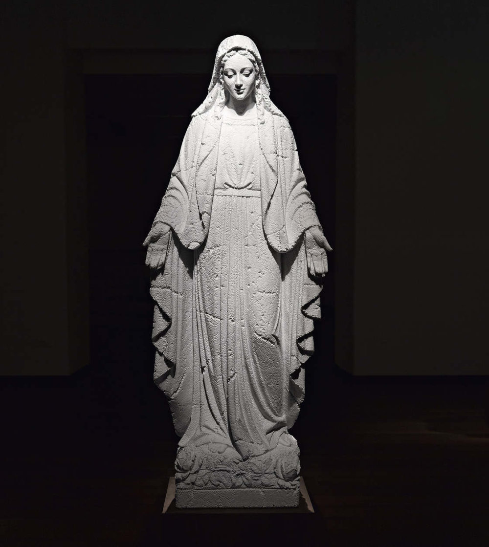 Classical Marble Sculptures Covered With Traditional Far Eastern Tattoos By Fabio Viale 19