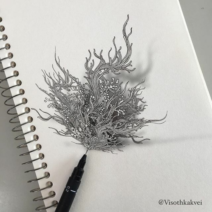 Fantastic Doodles With Digital Enhancement By Visoth Kakvei 10