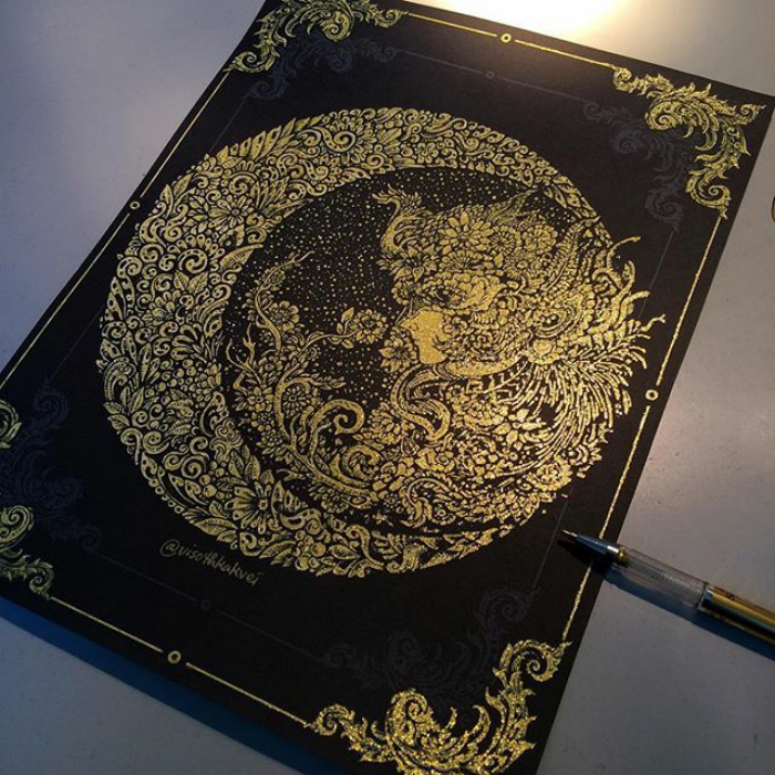 Fantastic Doodles With Digital Enhancement By Visoth Kakvei 14