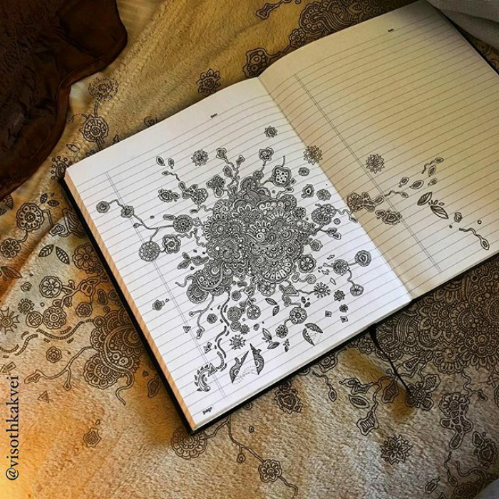 Fantastic Doodles With Digital Enhancement By Visoth Kakvei 21