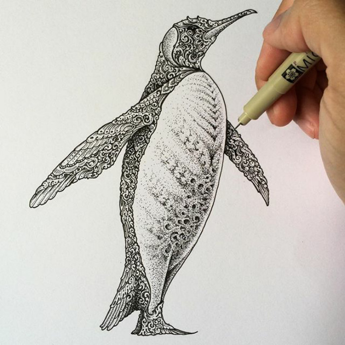 Fantastic Doodles With Digital Enhancement By Visoth Kakvei 24