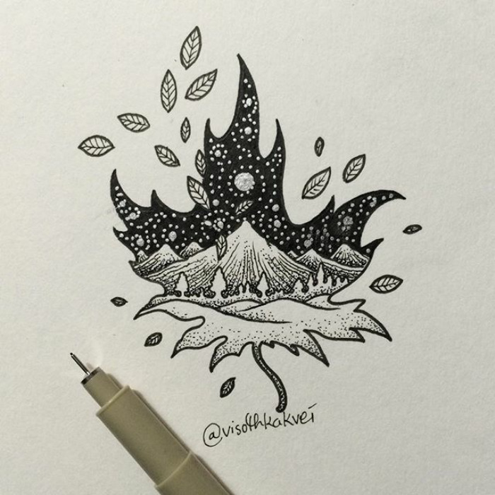 Fantastic Doodles With Digital Enhancement By Visoth Kakvei 42