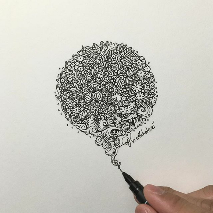 Fantastic Doodles With Digital Enhancement By Visoth Kakvei 44