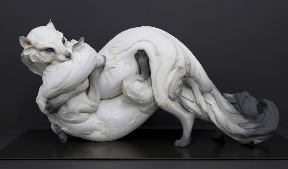 Fascinating Human Emotions Themed Animal Sculptures By Beth Cavener 9