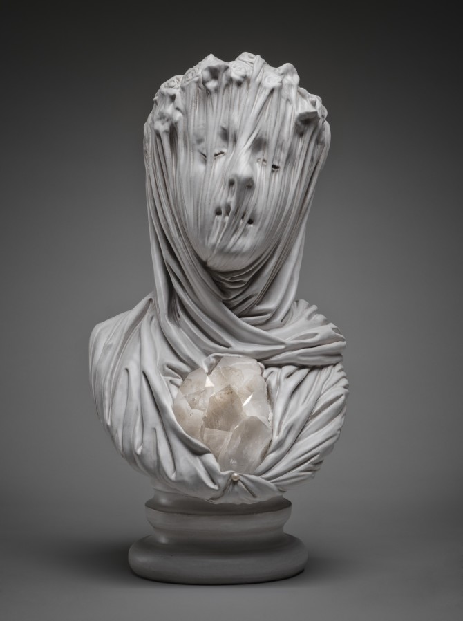 Intricate Sculptures Of Ghostly Veiled Busts By Livio Scarpella 4