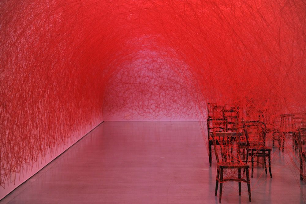 Intriguing Yarn Installations By Chiharu Shiota 11