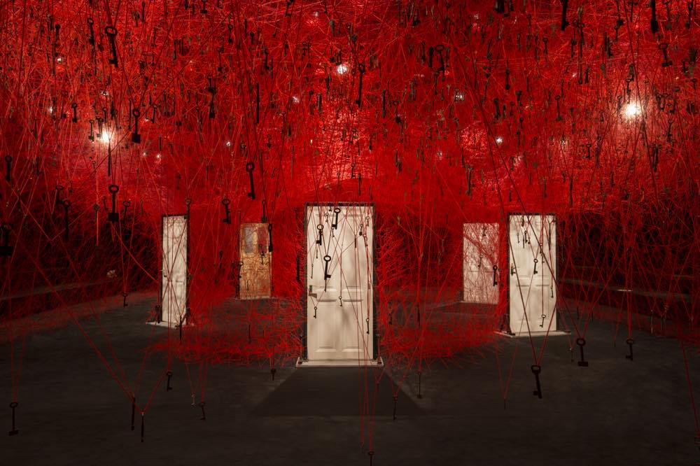 Intriguing Yarn Installations By Chiharu Shiota 20