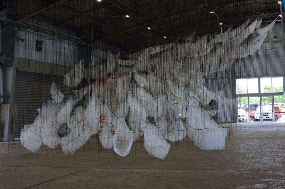 Intriguing Yarn Installations By Chiharu Shiota 5