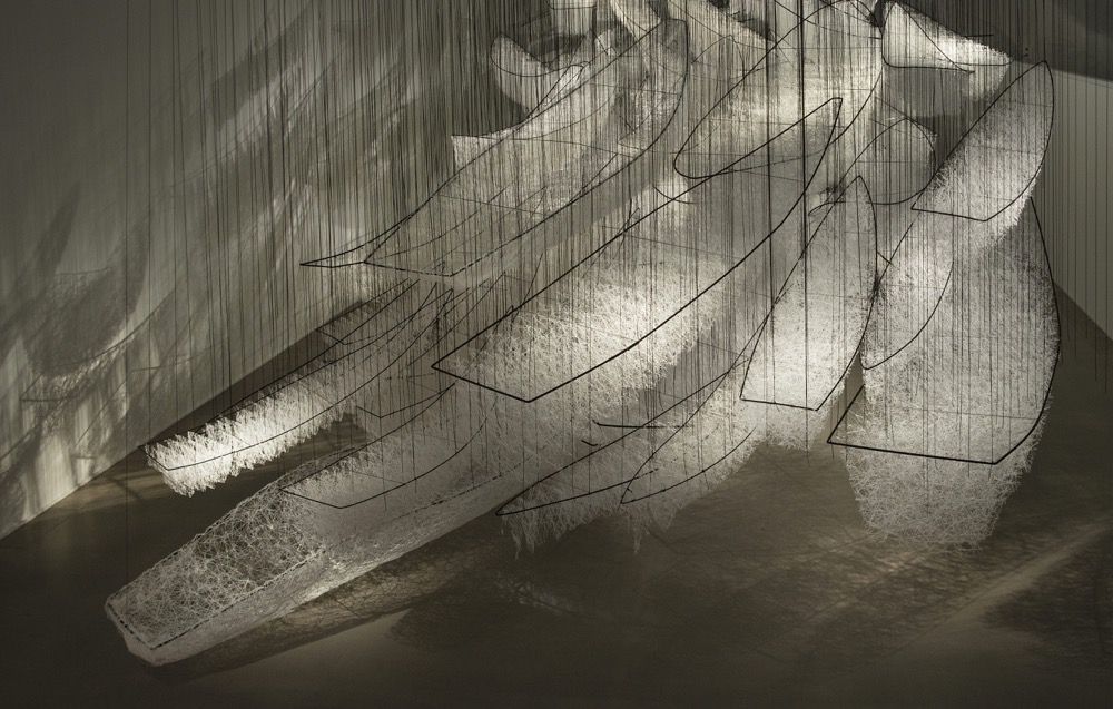 Intriguing Yarn Installations By Chiharu Shiota 9