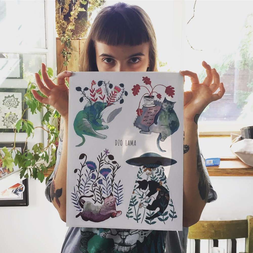 Marvelous Neon Color Tattoos By Polish Artist Joanna Swirska 2