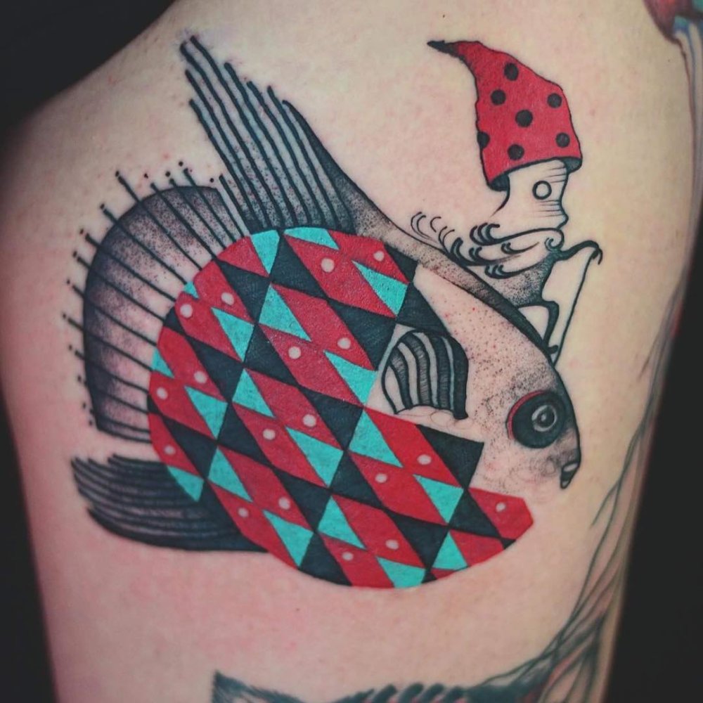 Marvelous Neon Color Tattoos By Polish Artist Joanna Swirska 27