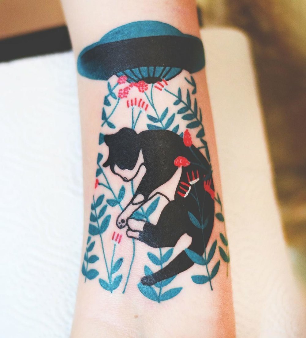 Marvelous Neon Color Tattoos By Polish Artist Joanna Swirska 28