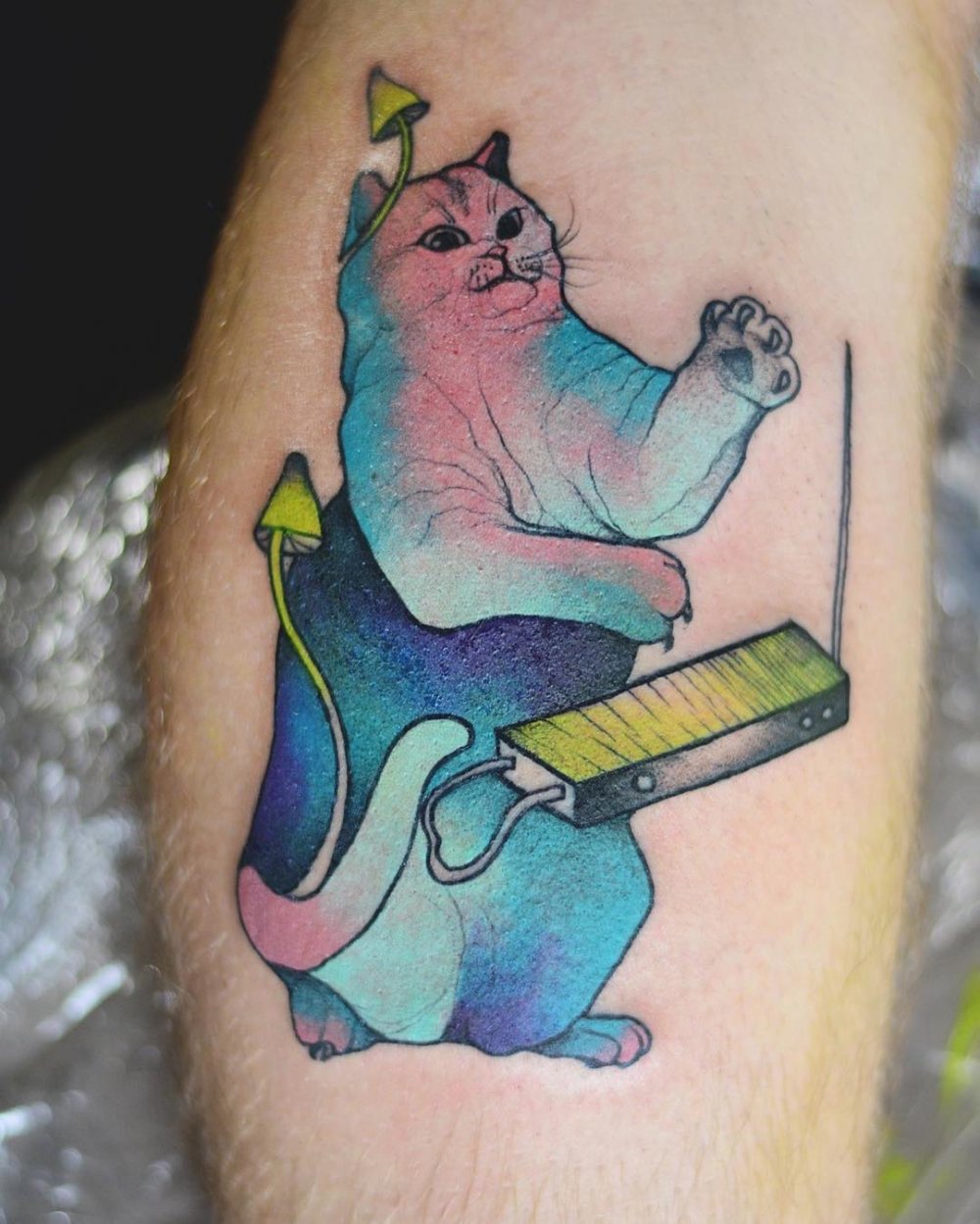 Marvelous Neon Color Tattoos By Polish Artist Joanna Swirska 3