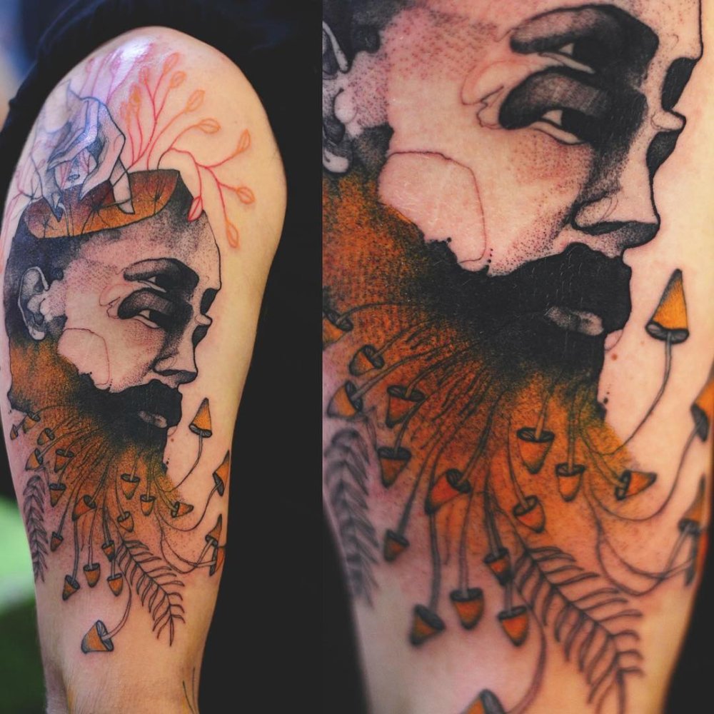 Marvelous Neon Color Tattoos By Polish Artist Joanna Swirska 32