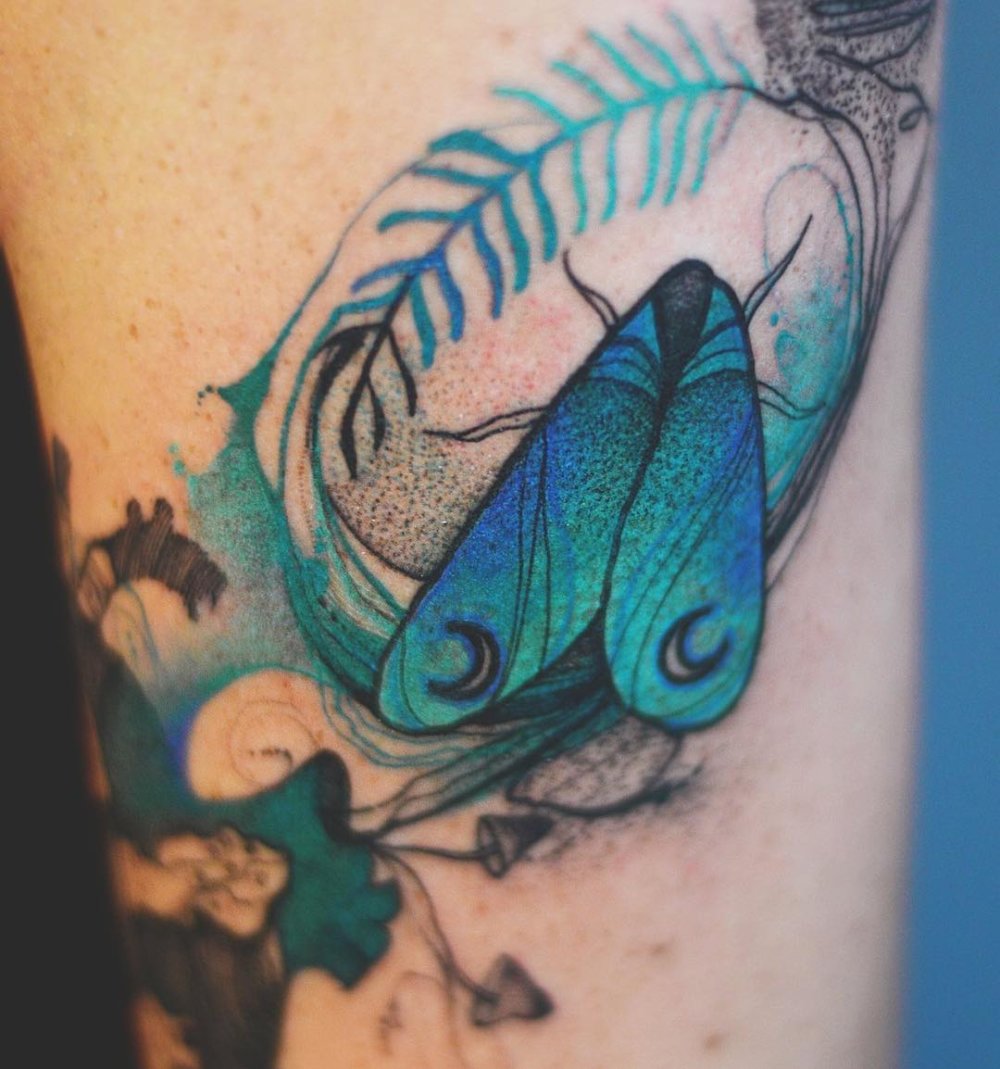 Marvelous Neon Color Tattoos By Polish Artist Joanna Swirska 4
