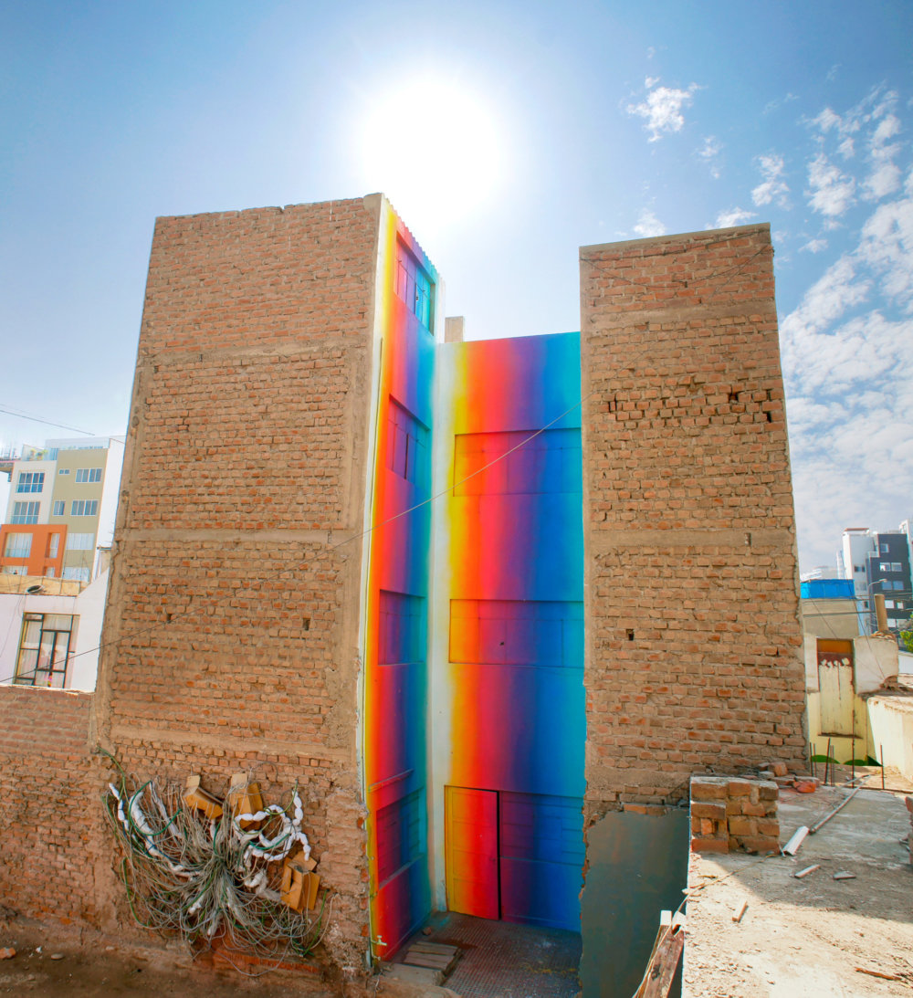 Mesmerizing Rainbow Themed Murals By Xomatok 1