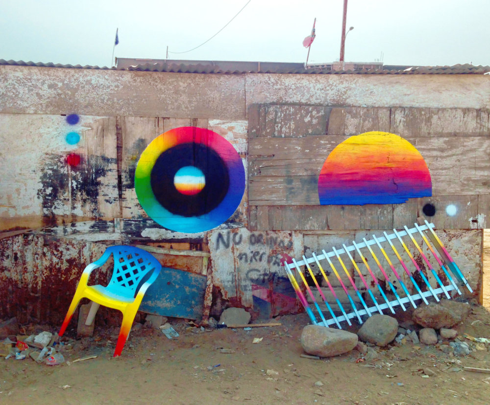 Mesmerizing Rainbow Themed Murals By Xomatok 10