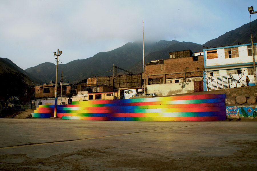 Mesmerizing Rainbow Themed Murals By Xomatok 16