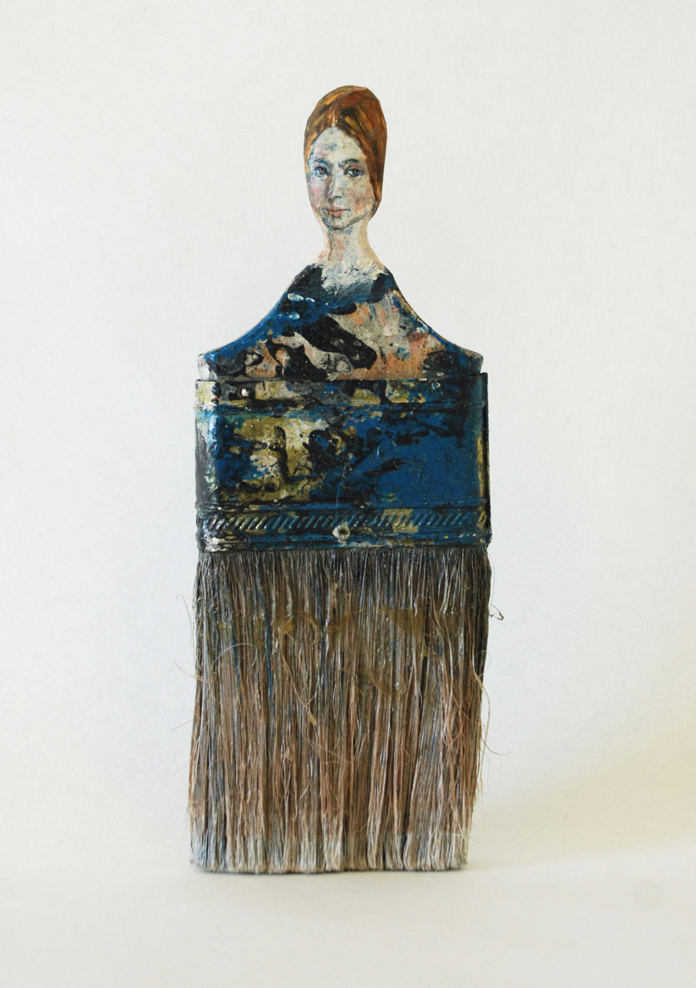 Paintbrush Portraits Old Paintbrushes Turned Into Beautiful Artworks By Rebecca Szeto 1