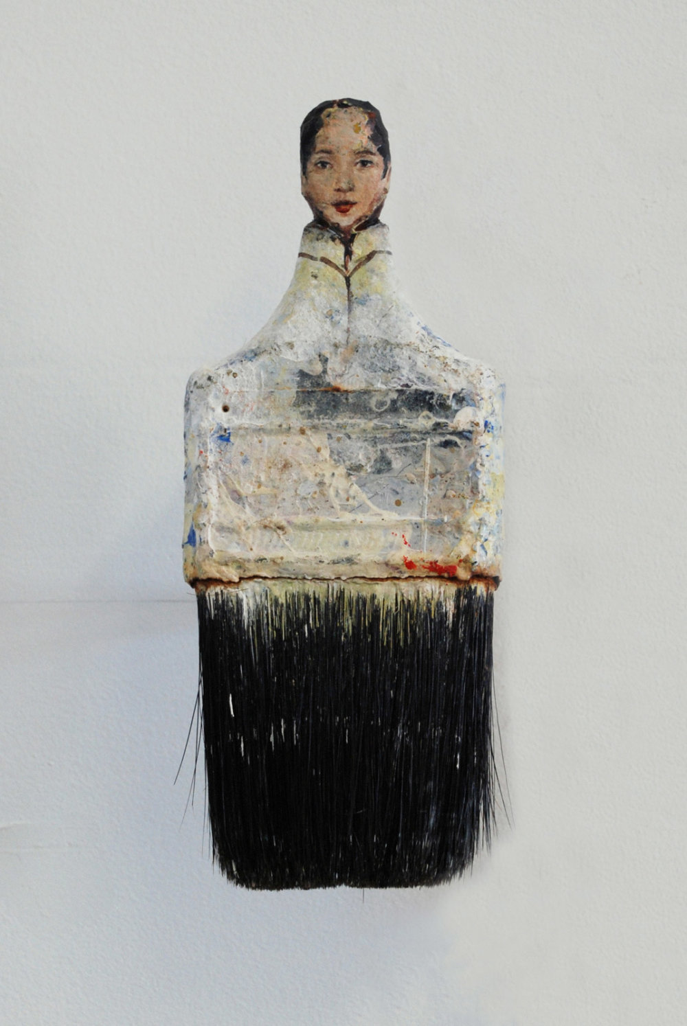 Paintbrush Portraits Old Paintbrushes Turned Into Beautiful Artworks By Rebecca Szeto 11