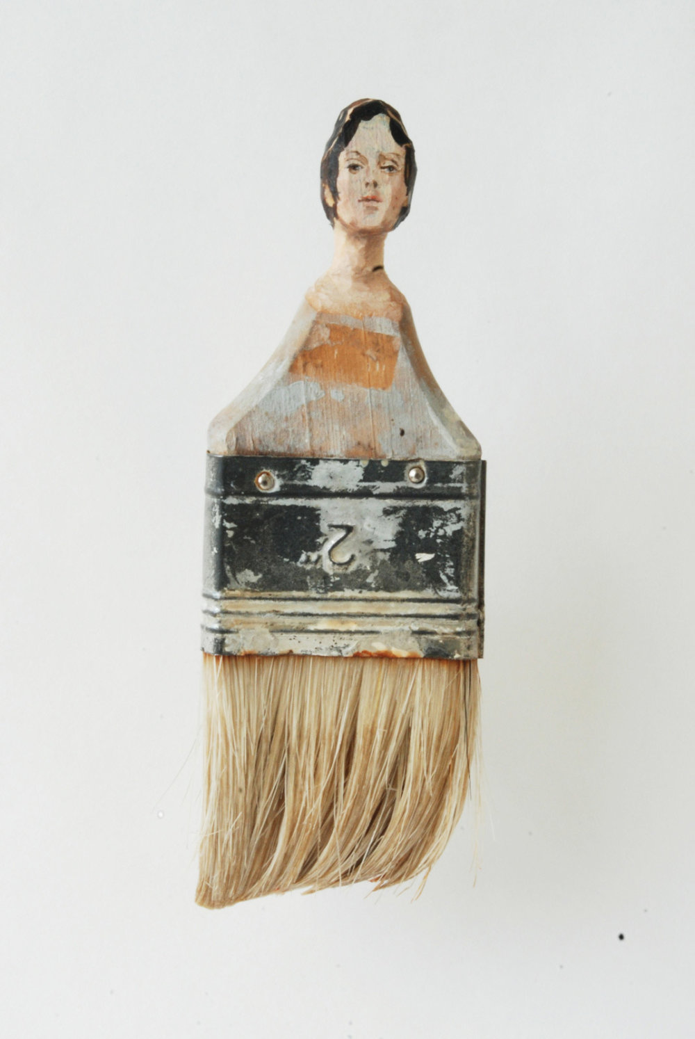 Paintbrush Portraits Old Paintbrushes Turned Into Beautiful Artworks By Rebecca Szeto 8