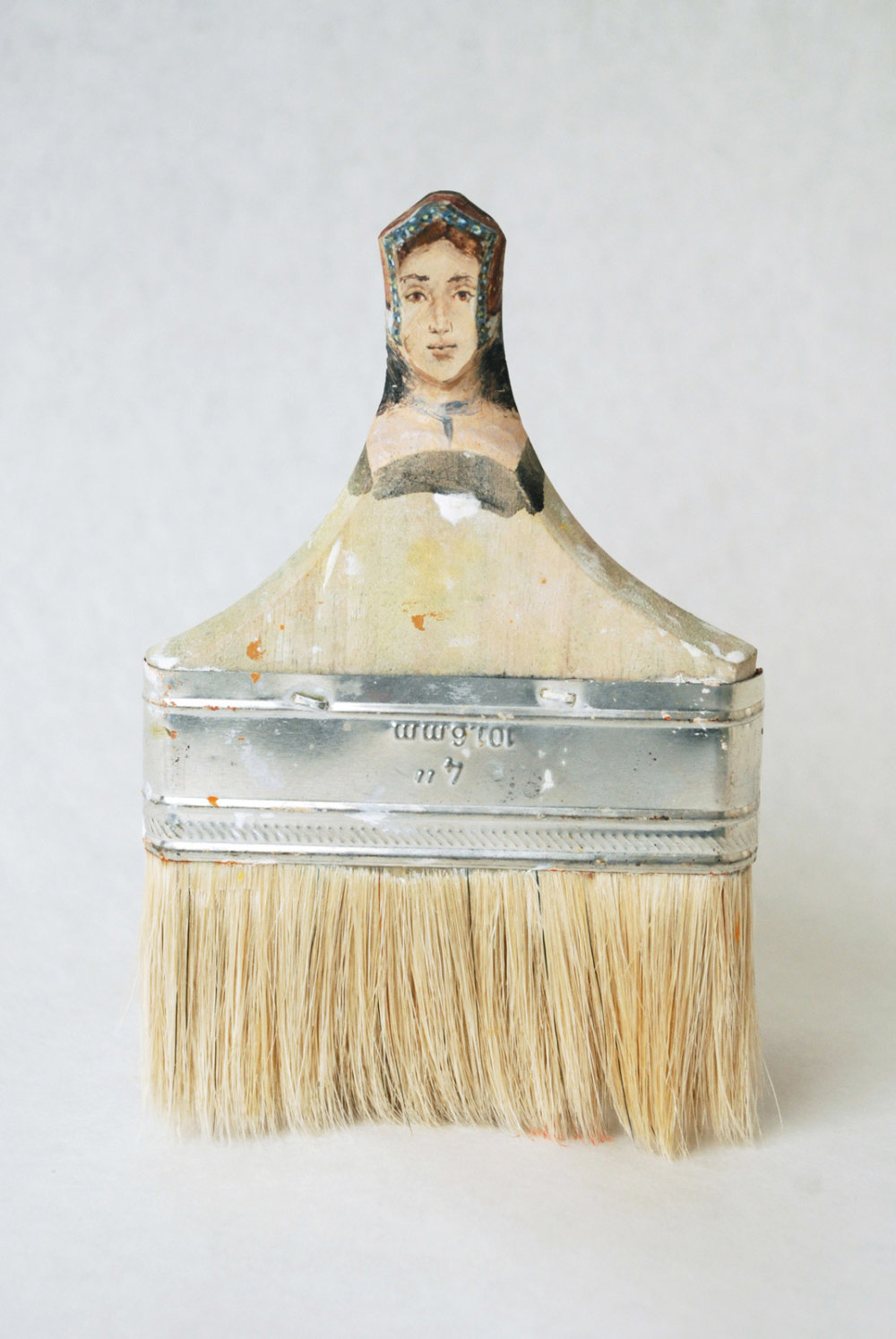 Paintbrush Portraits Old Paintbrushes Turned Into Beautiful Artworks By Rebecca Szeto 9