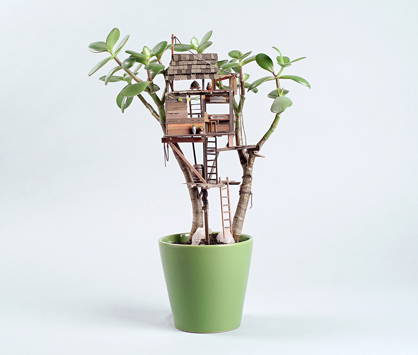 Somewhere Small Tree Houses In Miniature By Jedediah Corwyn Voltz 1