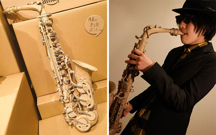 Stunning Cardboard Sculptures By Monomi Ohno 12