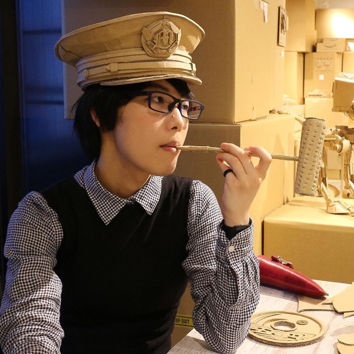 Stunning Cardboard Sculptures By Monomi Ohno 16
