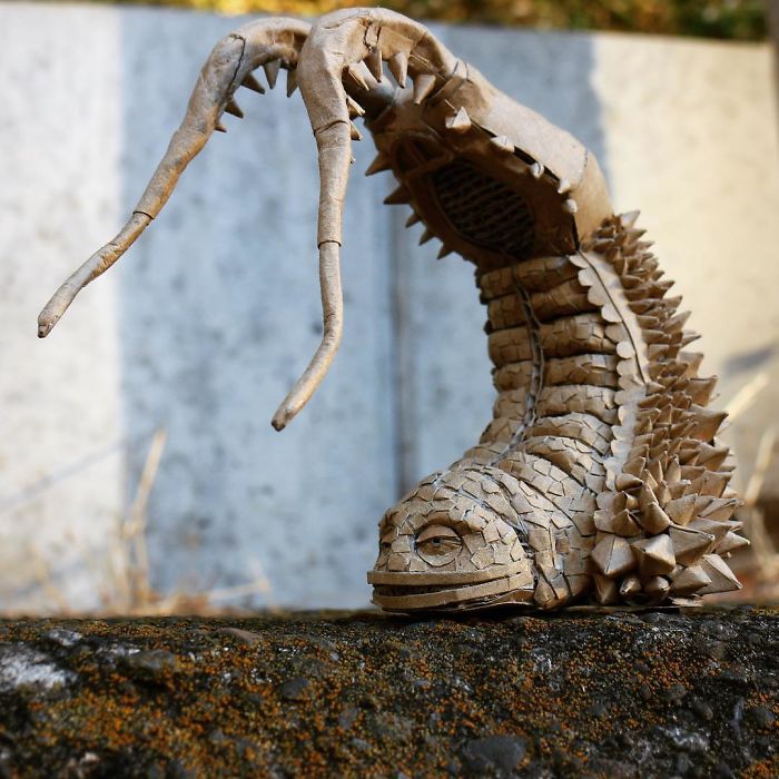 Stunning Cardboard Sculptures By Monomi Ohno 19