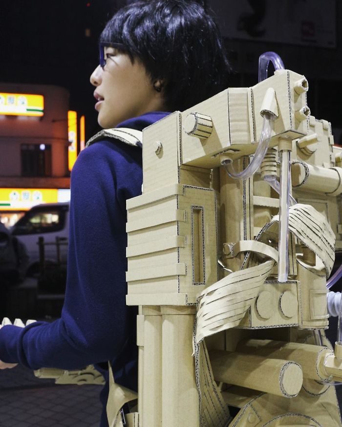 Stunning Cardboard Sculptures By Monomi Ohno 20