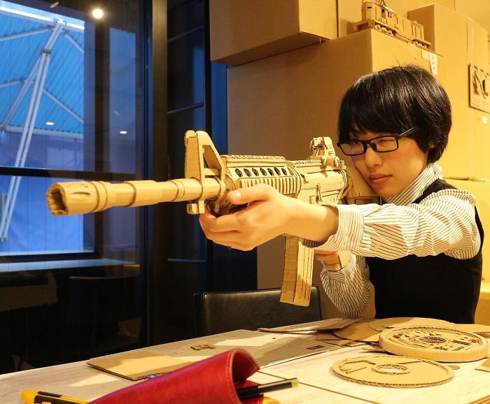 Stunning Cardboard Sculptures By Monomi Ohno 24