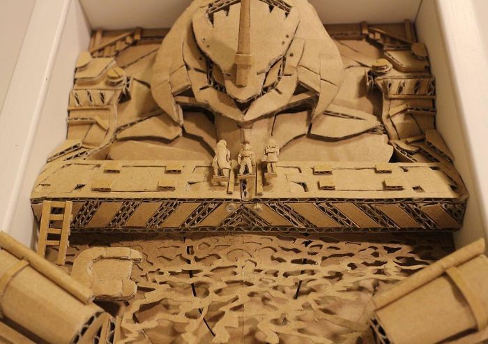 Stunning Cardboard Sculptures By Monomi Ohno 28